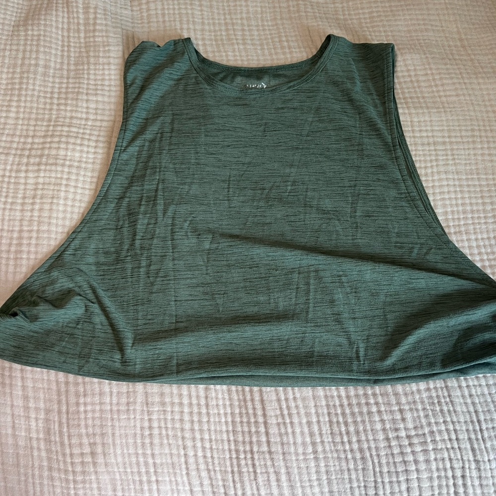 Forest Green Muscle Tee